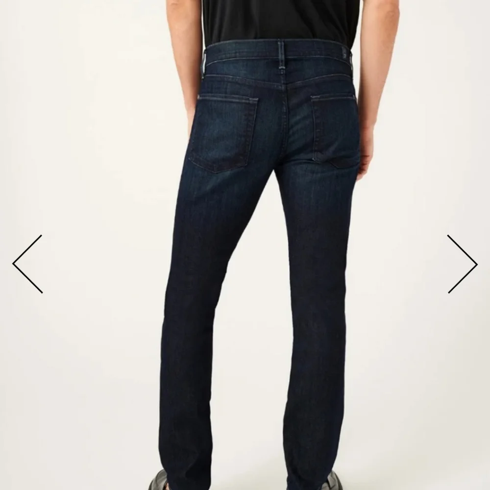 7 For All Mankind Luxe Performance PAXTYN Clean Pocket Jeans Size 28 - Picture 8 of 10